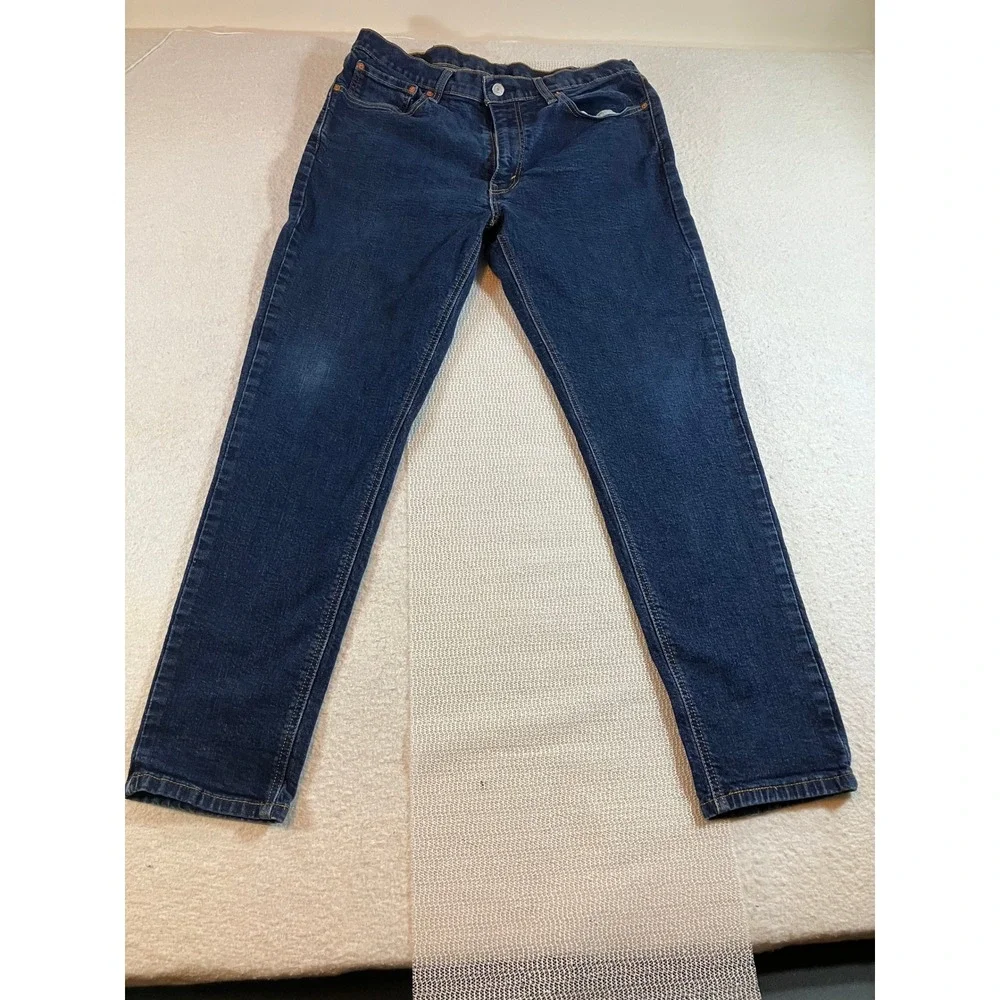 Levi's 511 Slim Fit Jeans Mens 38x32 Dark Wash Blue Denim Pants 04511-2391